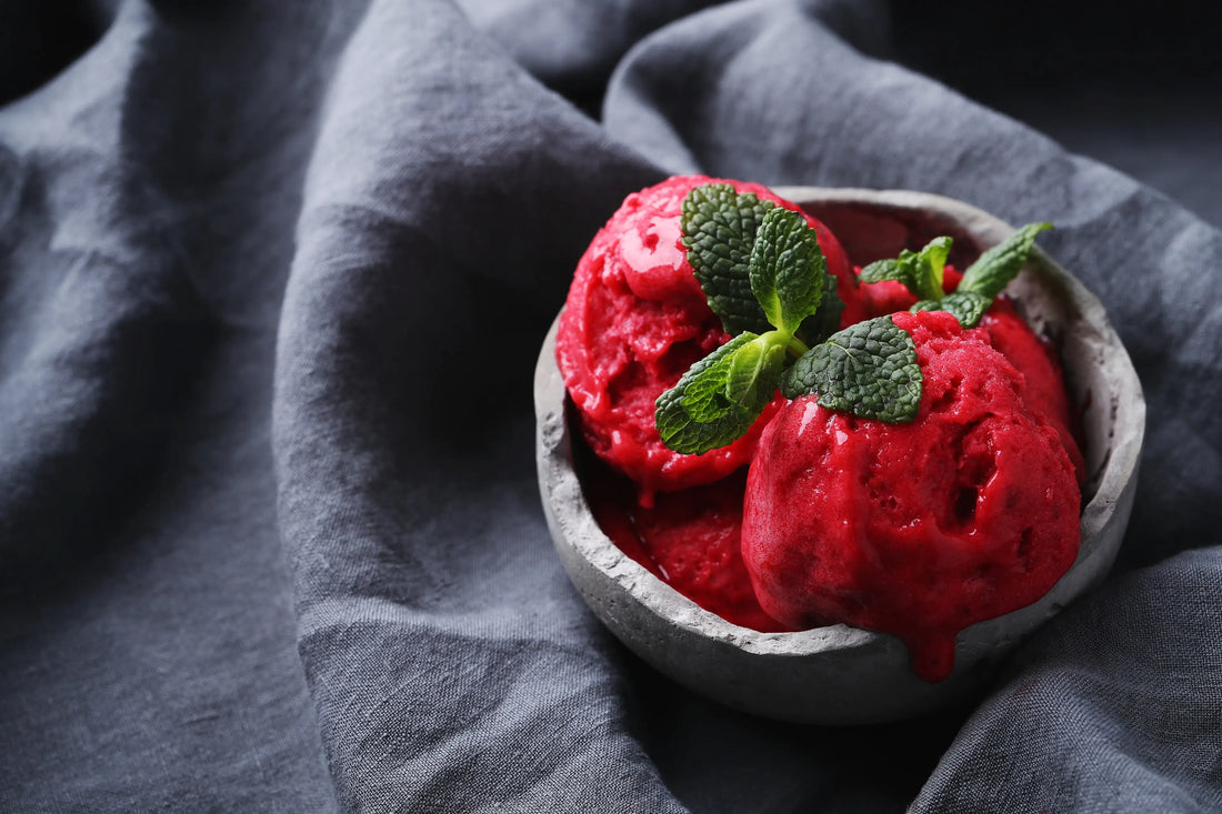 Healthy and delicious Mixed Berry Sorbet