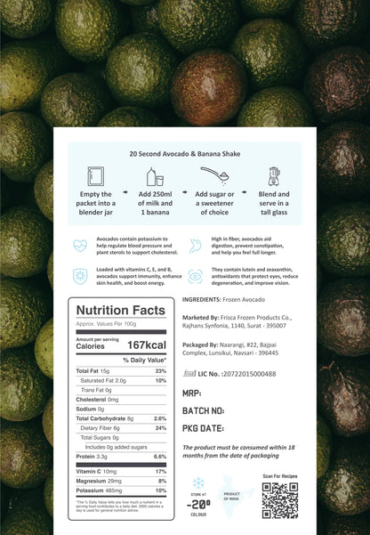 Frozen Avocados