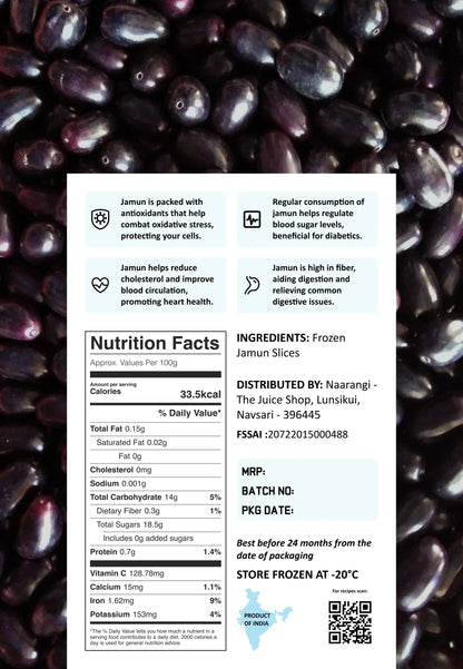 Frozen Jamun Slices